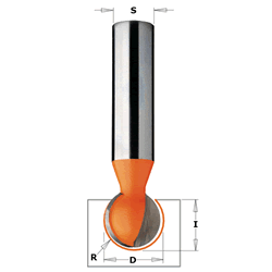 CMT Carbide Tipped Ball End Bit  868.658.11 