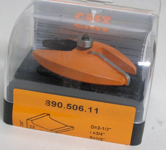 CMT Raised Panel Router Bit 890.506.11 - Profile C2
890.506.11