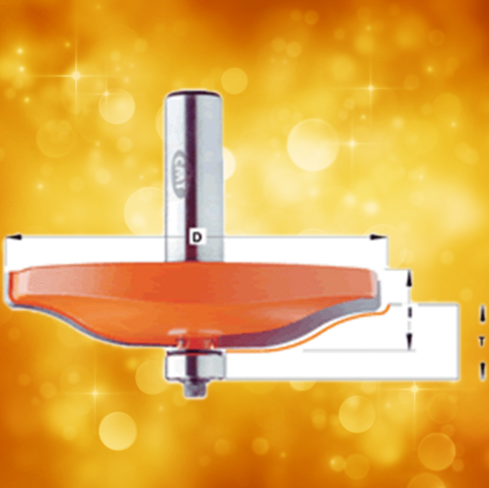 CMT Raised Panel Router Bit 890.502.11- Profile B