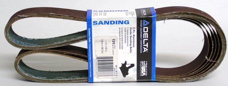 Delta 1" x 42" belts 120 grit package of 5 31-373