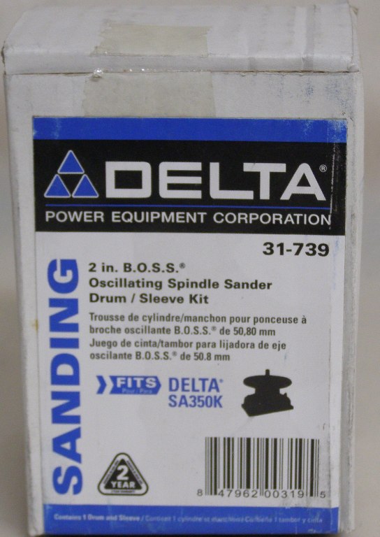 Delta 31-739 Delta 2&quot; Replacement Drum and sleeve for B.O.S.S Spindle Sander
31-739
