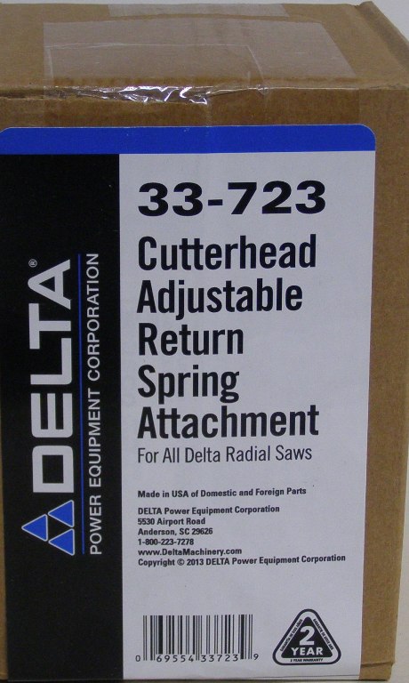 Delta Tool Part 33-723 Return Spring For Radial Arm Saws
33-723