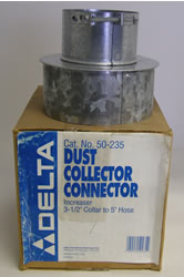 Delta 3-1/2" to 5" Metal Increaser 50-235