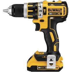 DeWalt Hammer Drill Kit DCD795D2 20V MAX* XR Lithium Ion Brushless Compact Hammerdrill Kit DCD795D2