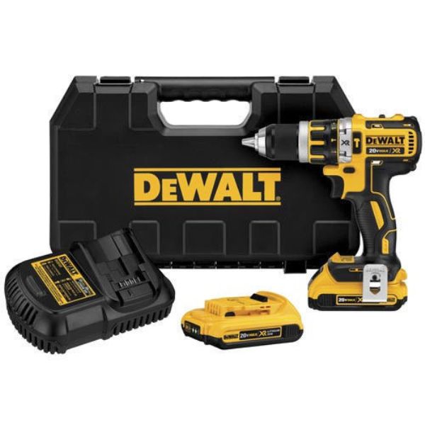 DeWalt Hammer Drill Kit 20V MAX* XR Lithium Ion Brushless Compact Hammerdrill Kit
DCD795D2