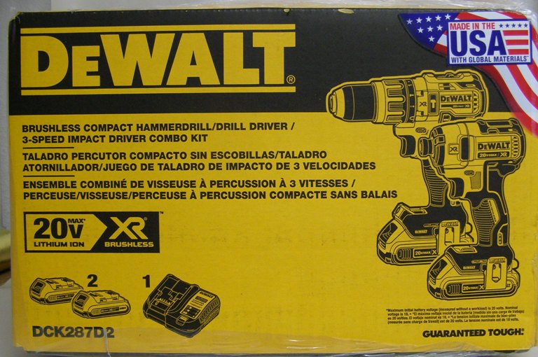 Dewalt 20v max online xr dck287d2