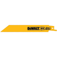 DeWalt Reciprocating Saw Blade 5 Pak DW4811 DeWalt 6IN 18TPI STGT BK BLD-5PK DW4811