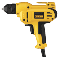 DeWalt 3/8" (10mm) VSR Mid-handle Drill Kit with Keyless Chuck DWD115K