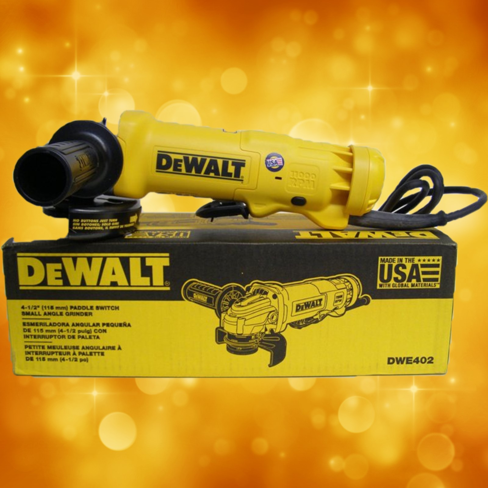 DeWalt DWE402 DWE402 4-1/2" (115mm) Small Angle Grinder DWE402