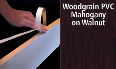 FastCap FastEdge Edgebanding Tape FE.WP.3/4-250.MW 3/4" x 250' Mahogany on Walnut PVC FE.WP.3/4-250.MW