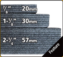 FastCap KAIZEN FOAM Black 2' x 4' x 1-1/8" KAIZENFOAM30MM