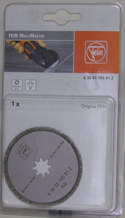 Fein Diamond Blade - 2 1/2&quot; Diameter 6-35-02-105-01-2
6-35-02-105-01-2