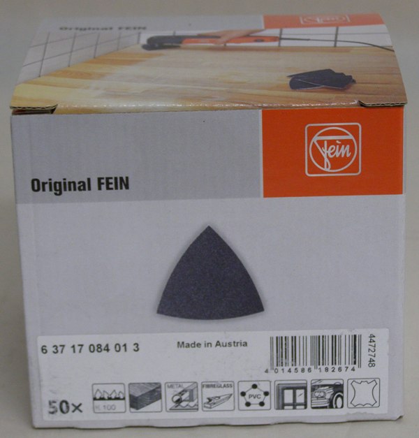 Fein 100 Grit Hook &amp; Loop Sand Paper (50 Sheets) 6-37-17-084-01-3
6-37-17-084-01-3