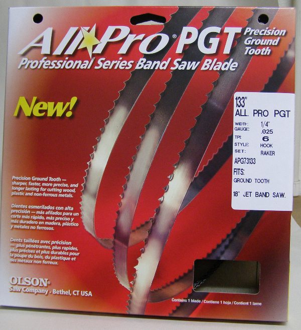 Olson All Pro Band Saw Blade AP7313 133" x 1/4" x .025" 6 TPI Style Regular