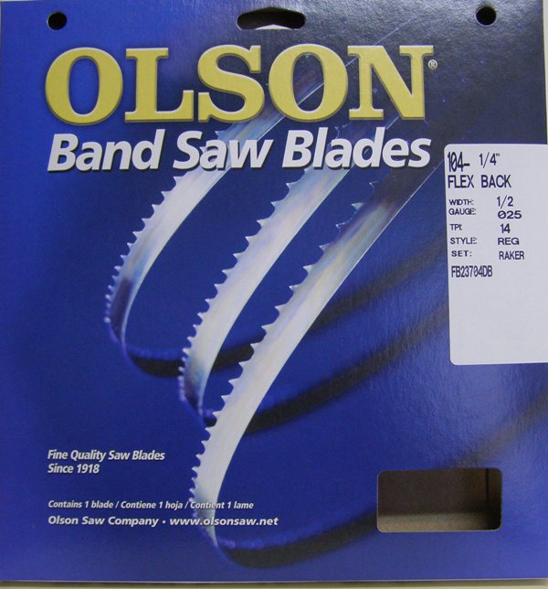 Olson FB23704DB 104-1/4" Band Saw Blade 1/2" x .025 14 TPI Style Regular