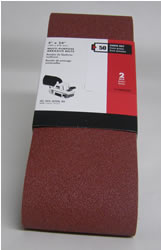 Porter Cable Sanding Belt 4" x 24" - 50 Grit (2 pack)