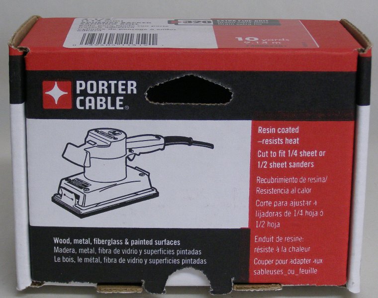 Porter Cable 740003201 320 Grit 4-1/2&quot; x 10 Yard, PSA Sanding Roll
740003201