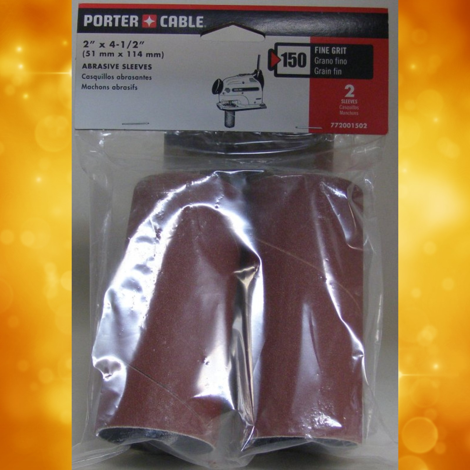 Porter-Cable 2" Drum Spindle Sanding Sleeve - 150 Grit 772001502