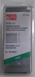Porter-Cable 18 GA. X 2" Galvanized Brad Nails Quanity of 1000 BN18200-1