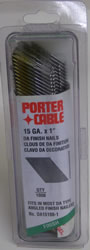 Porter-Cable 15 GA. X 1" DA Finish Nails Quanity of 1000 DA15100-1