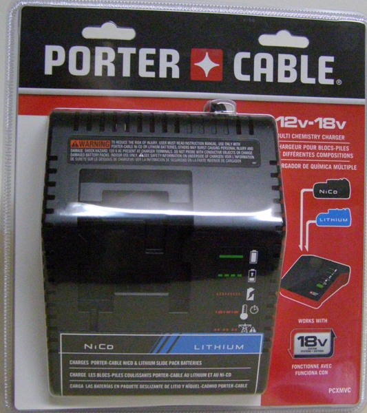 Porter Cable MultiChem Battery Charger PCXMVC