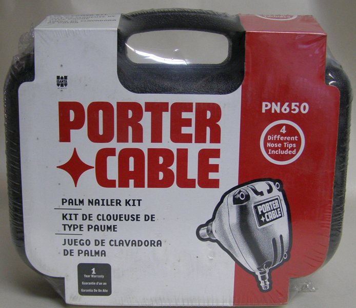 Porter Cable PN650 Palm Nailer Kit
PN650