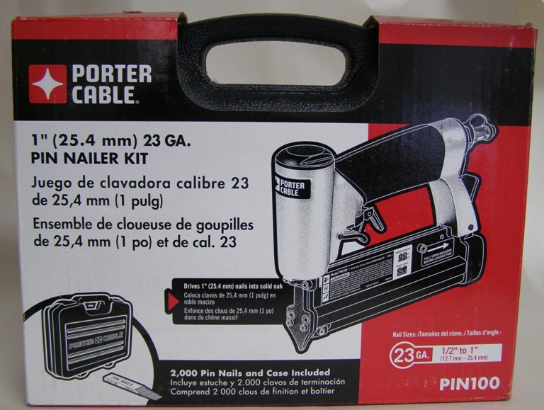 Porter Cable PIN100 Pin Nailer Kit
PIN100