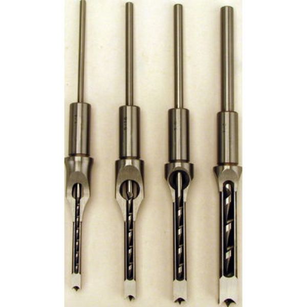 Powermatic 1791096 Premium Mortise Chisel & Bits, Set of 4 1791096