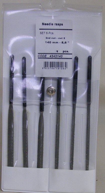 Needle Rasps Set of six Very Useful Needle Rasps 810-0440
810-0440