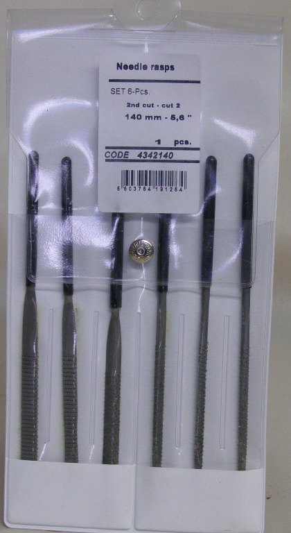 Needle Rasps Set of six Very Useful Needle Rasps 810-0440
810-0440