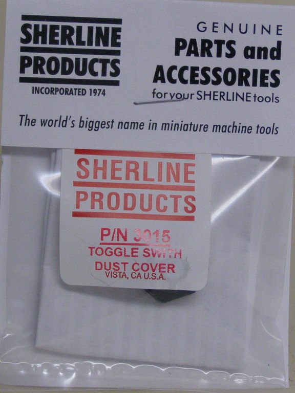 Sherline Toggle Switch Dust Cover 3015
3015