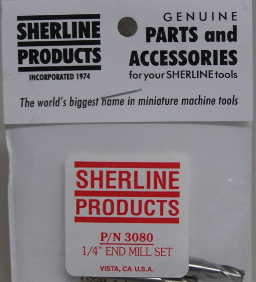 Sherline Miniature End Mill Set 3080
3080