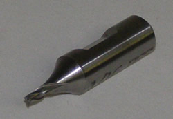 Sherline 1/16" END MILL (SHORT), 3-FLUTE, 1/4" SHANK 7001