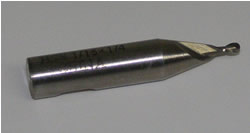 Sherline 1/16" END MILL (Long), 3-FLUTE, 1/4" SHANK 7100