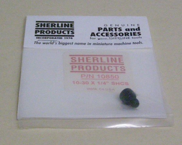 Sherline 10850 10-32 X 1/4" SOCKET HEAD CAP SCREW (SHCS)* 10850