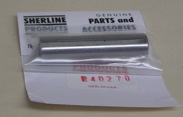 Sherline Tool Part 40270 Sherline Tailstock Spindle (Factory Installed Only) 40270
