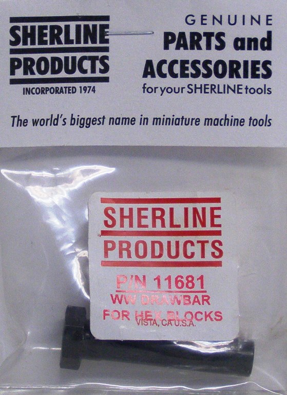 Sherline 11681 WW Collet Drawbolt (2045 index block set) 11681