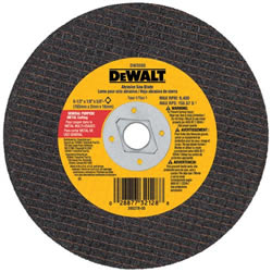 DeWalt 7" x 1/8" Metal Abrasive Saw Blade XP Extended Performance DW8056