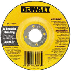 DeWalt 4-1/2" Aluminum Grinding Wheel - 7/8" Arbor DW8404