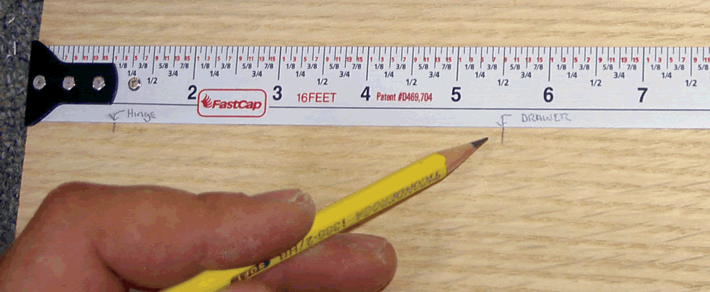 Fastcap-ProCarpenter Flatback Tape Measure-PMS-FLAT16