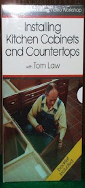  Installing Kitchen Cabinets and Countertops with Tom Law (VHS) 060061